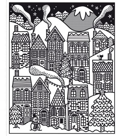 Carte de pictat cu apa "Magic painting book Christmas", Usborne [4]