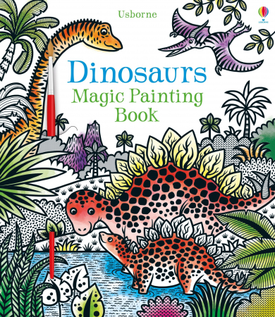 9781474933421 Usborne Magic painting book Dinosaurs