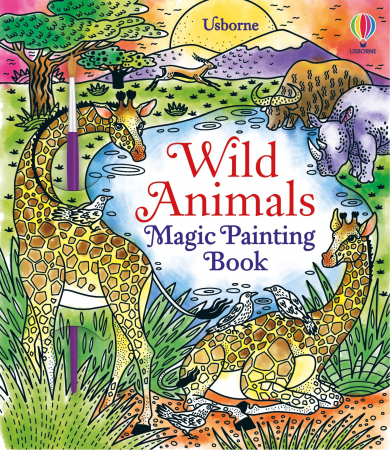 Animale - 9781474998536 Usborne Wild Animals Magic Painting Book