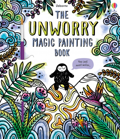 Carti de pictat cu apa (magic painting) - 9781474973335 Usborne The Unworry Magic Painting Book
