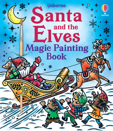 Varsta - 9781803707525 Usborne Santa and the Elves Magic Painting Book