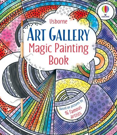 Carti de pictat cu apa (magic painting) - 9781803701202 Usborne Art Gallery Magic Painting Book