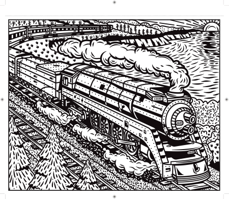 9781805312925 Usborne Trains Magic Painting Book [2]