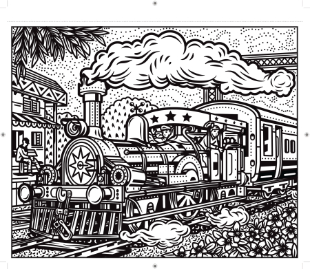 9781805312925 Usborne Trains Magic Painting Book [3]