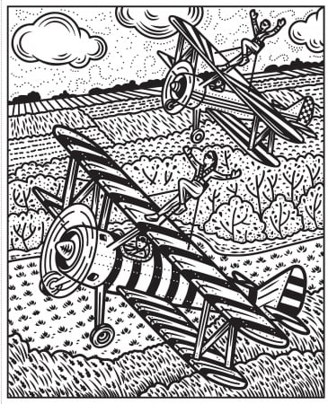 9781805312888 Usborne Planes and Helicopters Magic Painting Book [4]