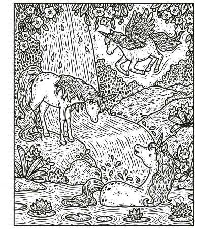 9781803701103 Unicorn World Magic Painting Book [4]