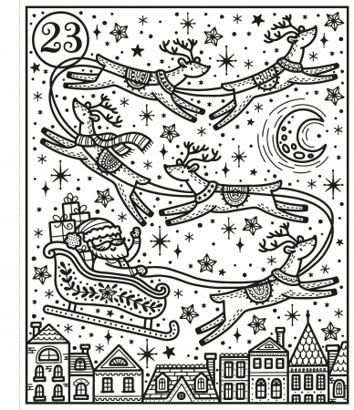 9781801319096 Usborne Magic painting Countdown to Christmas [3]