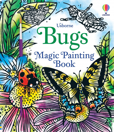 Carte de pictat cu apa insecte, "Magic painting book Bugs", Usborne [0]