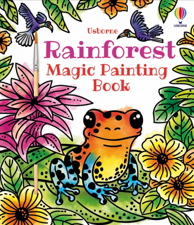 Pasari - 9781803701226 Usborne Rainforest Magic Painting Book