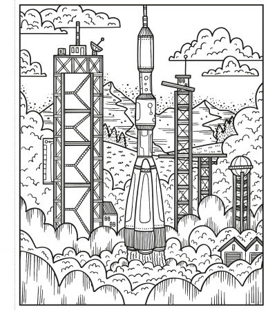 Carte de pictat cu apa "Magic painting book Space", Usborne [3]