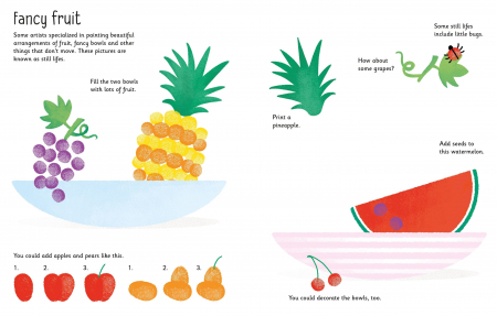 Carte de pictat cu degetele "Fingerprint activities Art", Usborne [3]