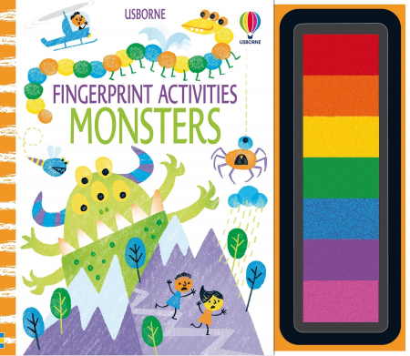 Pictam cu degetele - 9781474996013 Usborne Fingerprint Activities Monsters