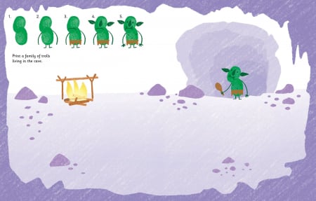 9781474996013 Usborne Fingerprint Activities Monsters [2]