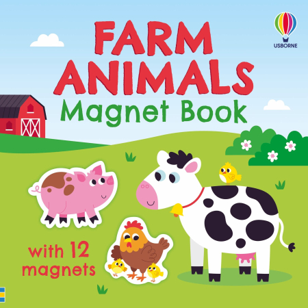 Carti bebelusi 0-3 ani - 9781836047148 Usborne Farm Animals Magnet Book