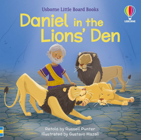 Religios - 9781805312086 Usborne Little Board Books Daniel in the Lions' Den