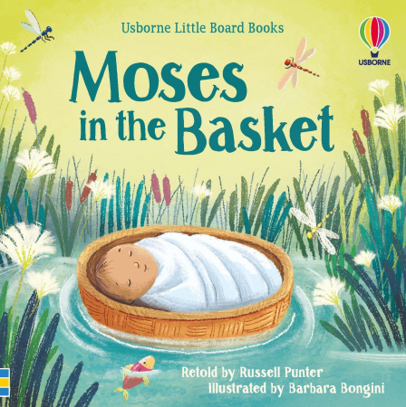 Religios - 9781805312093 Usborne Little Board Books Moses in the basket