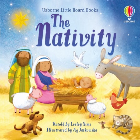 Povesti ilustrate & romane - 9781801314831 Usborne Little Board Books The Nativity