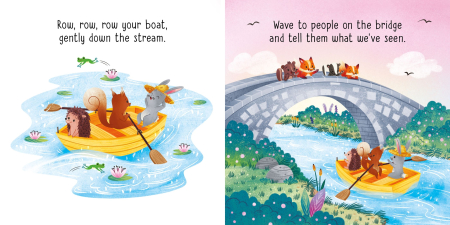 9781474999137 Usborne Little Board Books Row, row, row your boat ...gently down the stream [3]