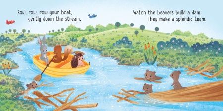 9781474999137 Usborne Little Board Books Row, row, row your boat ...gently down the stream [1]