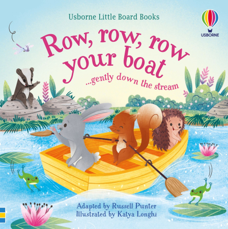 Povesti ilustrate & romane - 9781474999137 Usborne Little Board Books Row, row, row your boat ...gently down the stream