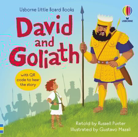 Povesti ilustrate & romane - 9781836041979 Usborne Little Board Books David and Goliath