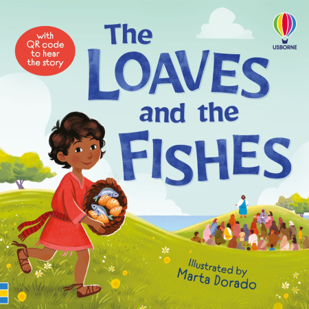 Povesti ilustrate & romane - 9781836045649 Usborne Little Board Books The Loaves and the Fishes