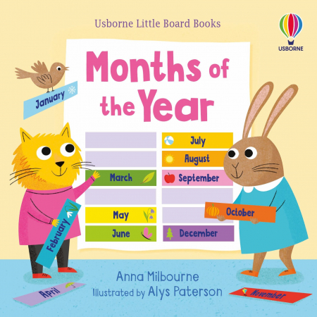 TEME populare - 9781803703305 Usborne Little Board Books Months of the Year