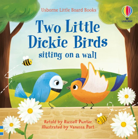 Pasari - 9781474999120 Usborne Little Board Books Two Little Dickie Birds Sitting on a Wall 