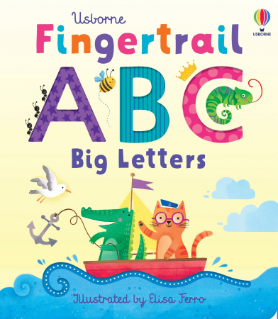 Carte interactiva Litere mari, "Fingertrail ABC Big Letters", Usborne [0]