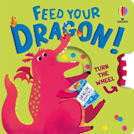 Carti senzoriale pentru bebe - 9781836040804 Usborne Feed your Dragon