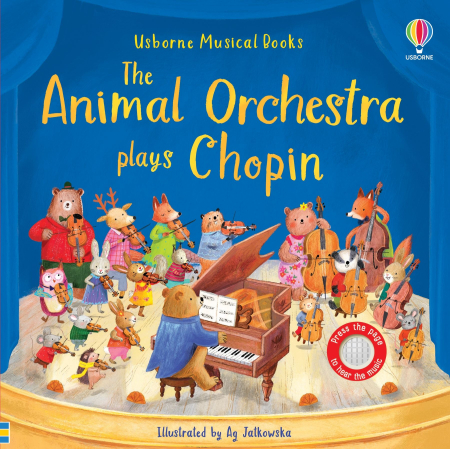 Animale - 9781805074342 Usborne The Animal Orchestra Plays Chopin