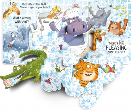 9781803703831 Usborne Peculiar pop-ups: There's a Hippo in my Toilet! [3]