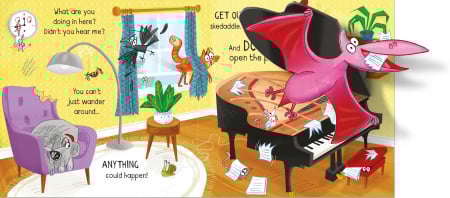 9781474997751 Usborne Peculiar pop-ups: Who Let The Dinosaurs Out? [2]