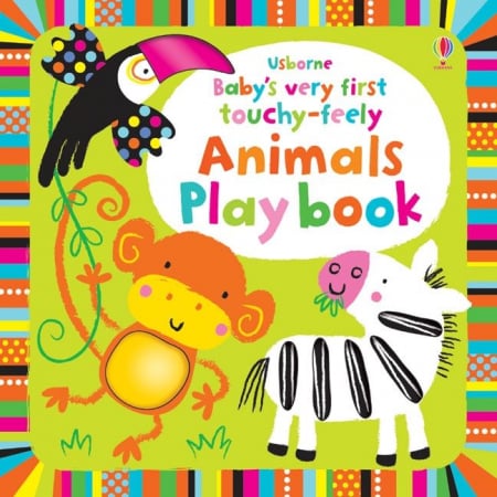 Carti cu clapete - 9781409549727 Usborne Baby's Very First touchy-feely Animals playbook