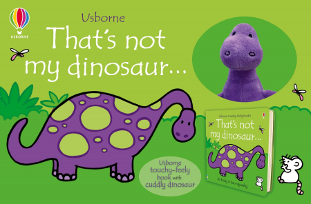 Dinozauri - 9781474989107 Usborne SET That's not my dinosaur book & toy