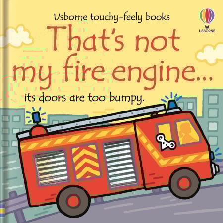 Carti senzoriale pentru bebe - 9781801314855 Usborne That's not my fire engine