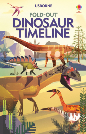 Dinozauri - 9781474969062 Usborne Fold-Out Dinosaur Timeline