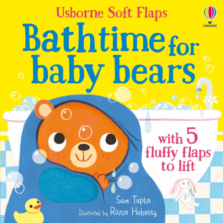 Carti senzoriale pentru bebe - 9781805318460 Usborne Bathtime for Baby Bears