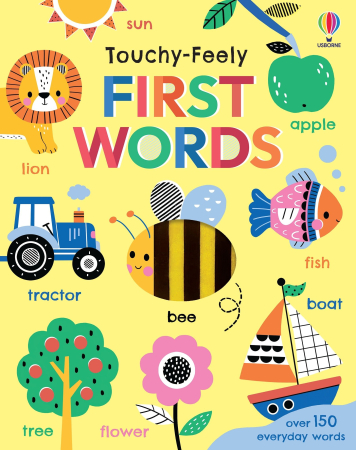 Carti senzoriale pentru bebe - 9781836048312 Usborne Touchy-Feely First Words