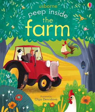 Ferma - Carte cu clapete "Peep inside the Farm", Usborne