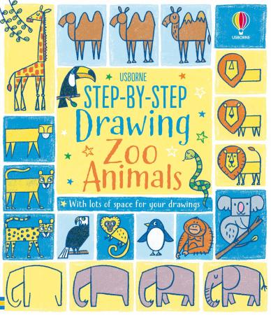 Cum sa desenam pas cu pas Zoo, "Step-by-step drawing Zoo", Usborne [0]