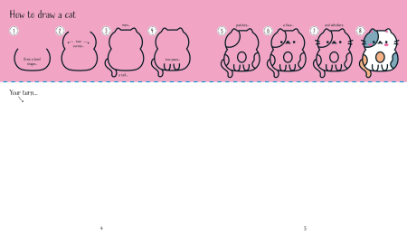 9781836044642 Usborne Step-by-Step Drawing Cute Things [3]