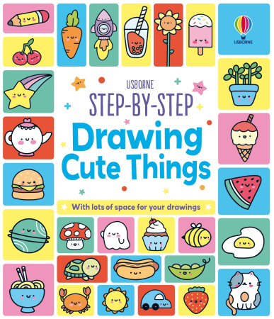Cum sa desenez? Pas cu pas - 9781836044642 Usborne Step-by-Step Drawing Cute Things