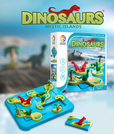 Joc de logica Dinosaurs Mystic Islands, Smart Games [3]
