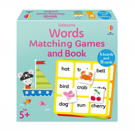 Scoala - 9781803704739 Usborne Words Matching Games and Book
