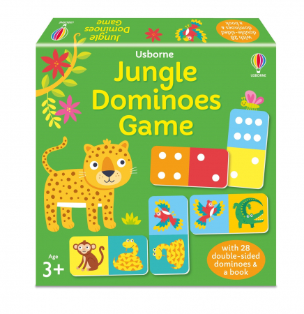 Jocuri - 9781803704883 Usborne Jungle Dominoes Game