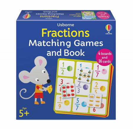 Scoala - 9781803704715 Usborne Fractions Matching Games