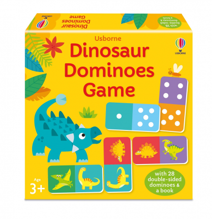 Dinozauri - 9781803704890 Usborne Dinosaur Dominoes Game