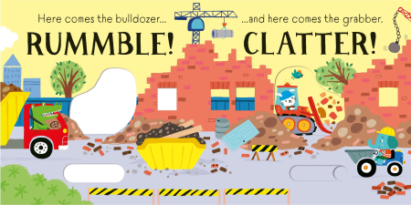 Pachet 4 carti cu sunete utilaje "Ziua Cartii", Usborne [8]