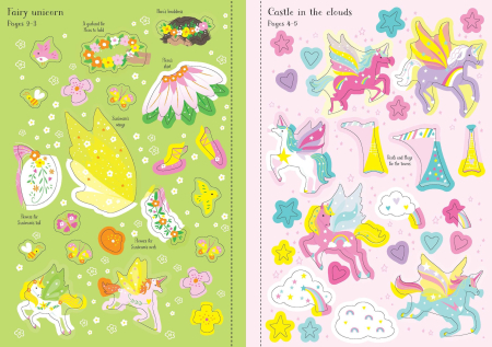 Pachet 6 carti cu stickers dolly dressing "Ziua Cartii", Usborne [2]